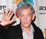 Ian McKellen lors de la soirée de gala pour le 10e anniversaire de l'association Only Make Believe à New York le 2 novembre 2009
