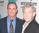 Christopher Meloni et Ian McKellen lors de la soirée de gala pour le 10e anniversaire de l'association Only Make Believe à New York le 2 novembre 2009