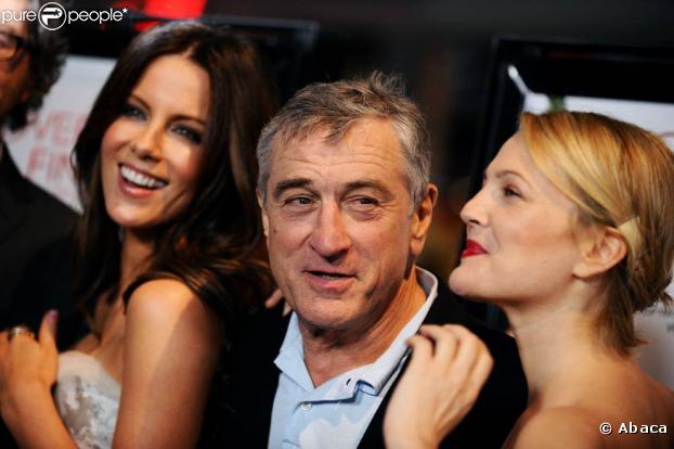 Kate Beckinsale, Robert de Niro et Drew Barrymore, à l'occasion de l'avant-première d' Everybody's fine , dans le cadre de l'AFI FEST 2009, à Los Angeles, le 3 novembre 2009.