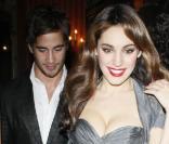 Kelly Brook et Danny Cipriani à Londres, le 3 novembre 2009
