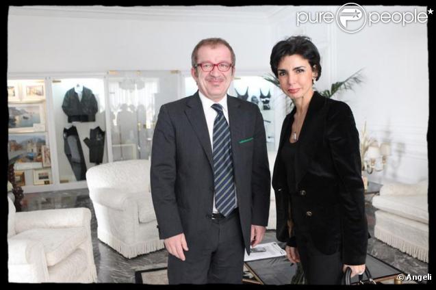 Rachida Dati, invitée du congrès des jeunes entrepreneurs à l'hôtel Quisina le 30 octobre 2009 à Capri