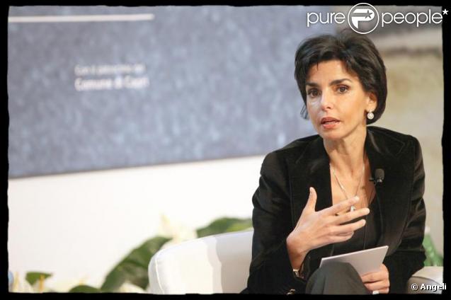 Rachida Dati, invitée du congrès des jeunes entrepreneurs à l'hôtel Quisina le 30 octobre 2009 à Capri