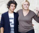 Muriel Robin et son partenaire Sandor Funtek, le 24 novembre 2009 dans  Mourir d'aime r, sur France 2. 