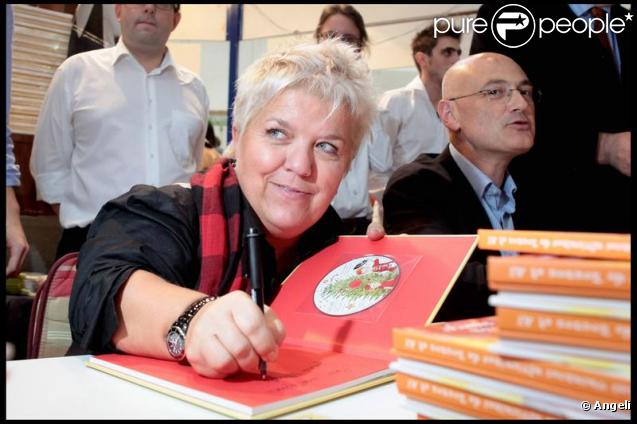 Mimie Mathy et son mari Benoist à la Foire du Livre de Brive (7 novembre 2009)