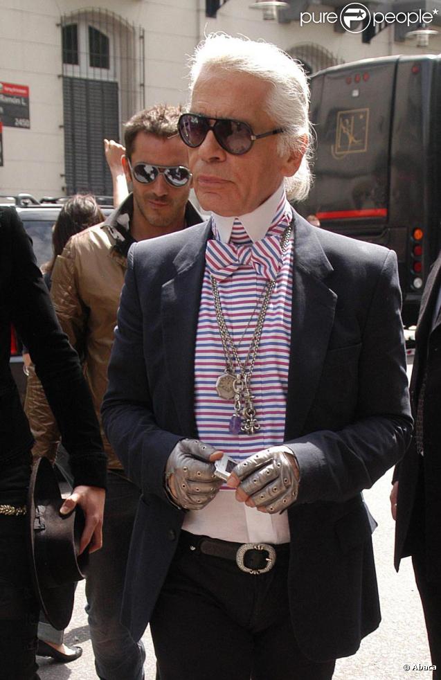 Karl Lagerfeld et sa muse en shooting à Benos Aires en Argentine pour la prochaine campagne Chanel
