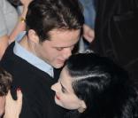 Dita Von Teese et son amoureux Louis-Marie de Castelbajac au VIP Room le 10/11/09 à Paris et en amoureux 