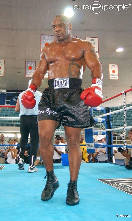 Mike Tyson à l'entrainement en juin 2005 