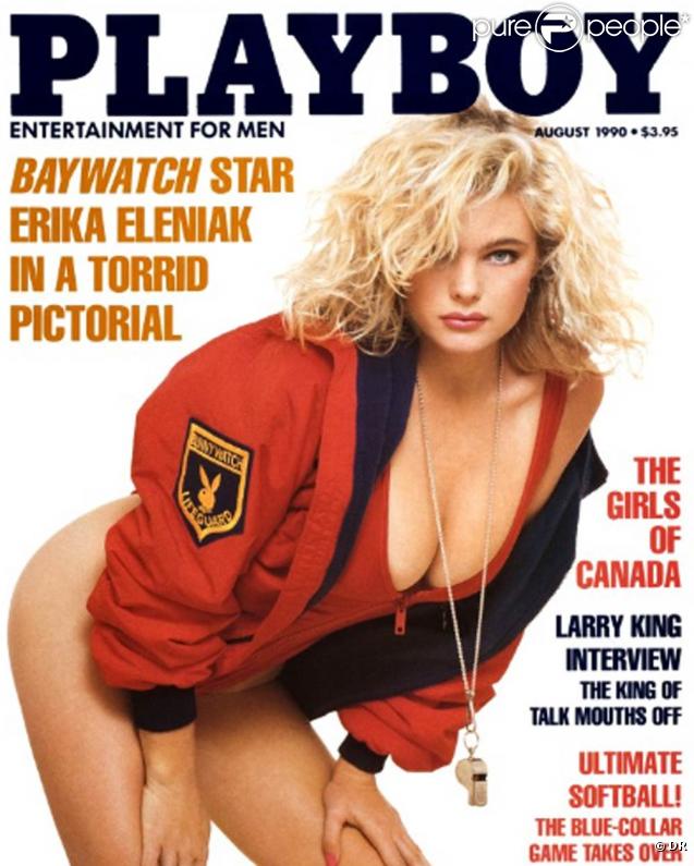 La superbe Erika Eleniak en couverture de  Playboy  !