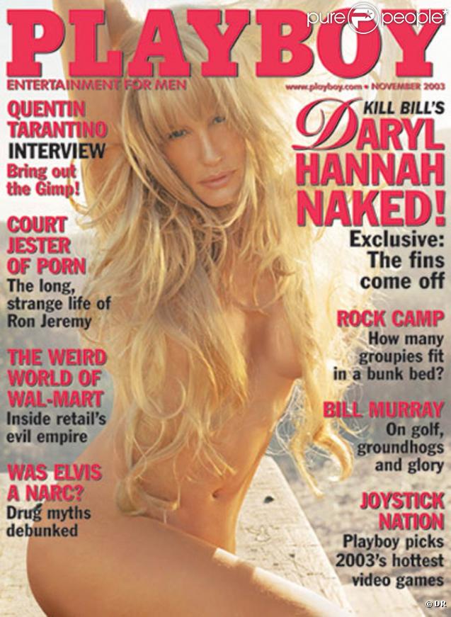 La superbe Daryl Hannah en couverture de  Playboy  !