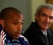 Raymond Domenech, lors de la conférence de presse à Dublin, le 13 novembre 2009.