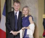 Hervé et Clara Gaymard au dîner d'Etat organisé à l'Elysée en l'honneur du président irakien Jalal Talabani, à l'Elysée. 16/11/09