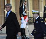 Hervé Morin à l'Elysée. 16/11/09