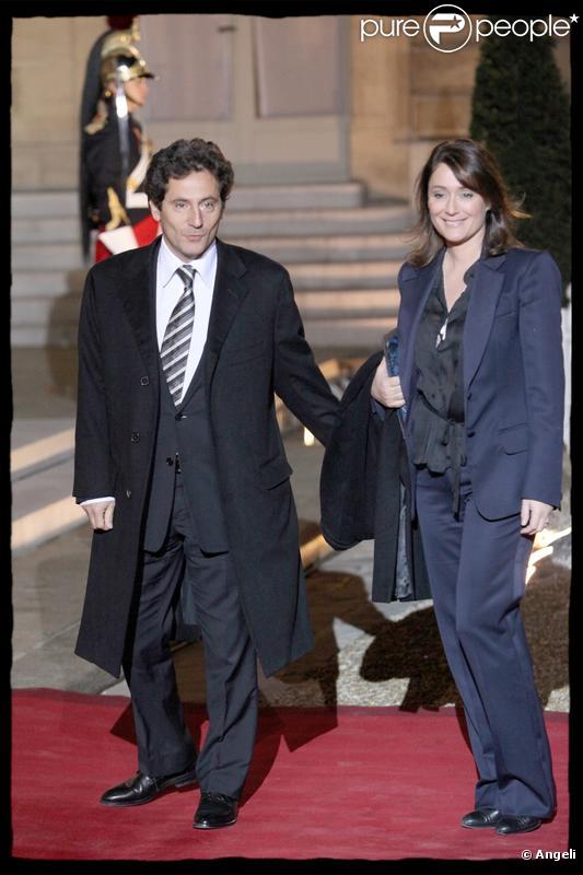 Daniela Lumbroso et Eric Ghebali au dîner d'Etat, à l'Elysée, le 16 novembre 2009. 