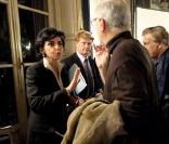 Rachida Dati lors d\'une réunion publique à la mairie du 7ème arrondissement, le 16 novembre 2009