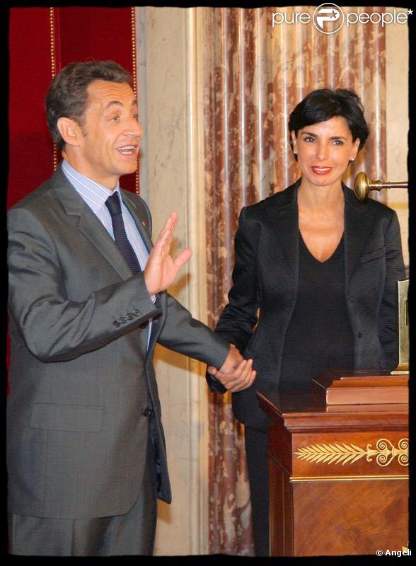 Rachida Dati et Nicolas Sarkozy
