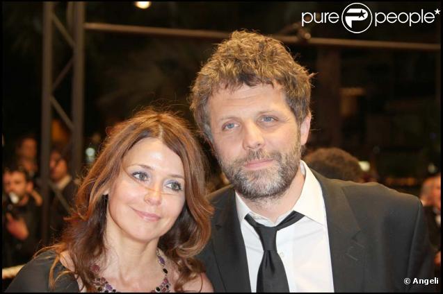 Stéphane Guillon et sa compagne Muriel Cousin le 22 mai 2009 au festival de Cannes.