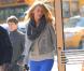 Blake Lively de Gossip Girl en plein tournage à New York, le 18 novembre 2009