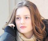 Leighton Meester de Gossip Girl en plein tournage à New York, le 18 novembre 2009