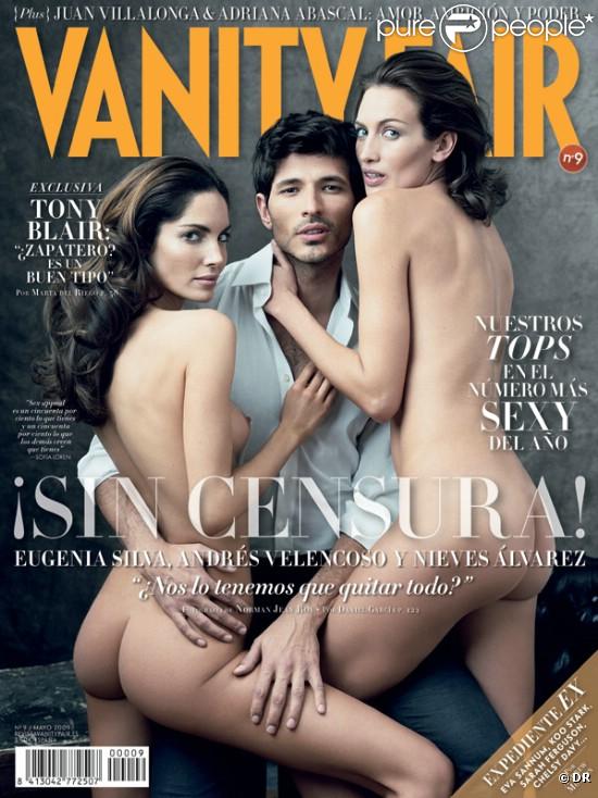 Nieves Alvarez et Andres Velencoso en couverture de Vanity Fair