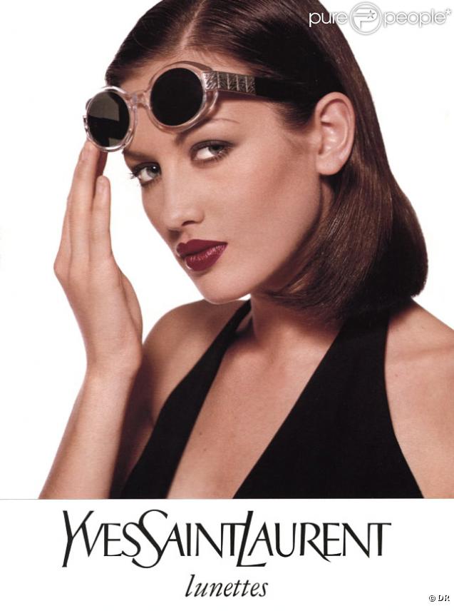 Nieves Alvarez pour une campagne YSL