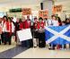 Les fans de Susan Boyle attendent son arrivée à New York, le 22 novembre 2009