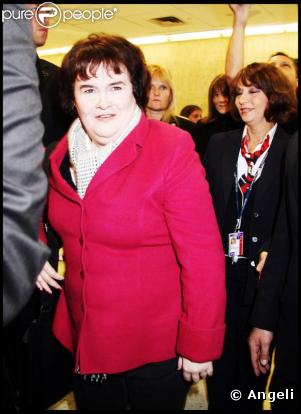 Susan Boyle à New York, le 22 novembre 2009