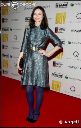 Sophie Ellis-Bextor, à l'occasion de l'avant-première de  Nowhere Boy , qui s'est tenue au Cinema Bafta de Piccadilly à Londres, le 26 novembre 2009.