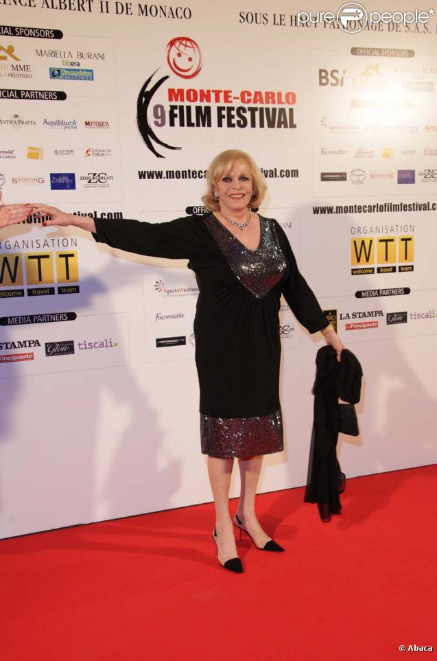 Michèle Mercier au festival du film de Monte-Carlo, le 27 novembre 2009.