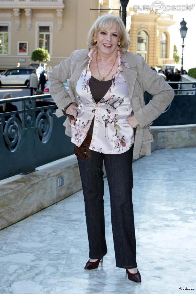 Michèle Mercier au festival du film de Monte-Carlo le 28 novembre 2009.