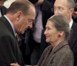 Jacques Chirac et Simone Veil au prix Ilan Halimi le 2/12/09 à l'Assemblée nationale