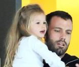 Ben Affleck et sa fille Violet à Los Angeles, le 4 décembre 2009