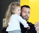 Ben Affleck et sa fille Violet à Los Angeles, le 4 décembre 2009