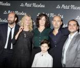 L'équipe du film du Petit Nicolas avec Valérie Lemercier, Sandrine Kiberlain, François Xavier Demaison