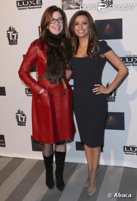 Dana Delany et Eva Longoria à la soirée Creative Coalition's Spotlight à Los Angeles le 8/12/09