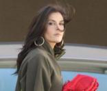 Teri Hatcher fête ses 45 ans sur le tournage de Desperate Housewives (8 décembre 2009)