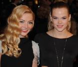 Clara Paget et Gabriella Wilde, à l'occasion de l'avant-première de  St Trinian's 2 , qui s'est tenue à l'Empire de Leicester Square à Londres, le 9 décembre 2009.