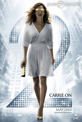 Première affiche officiel du deuxième volet de Sex and the city