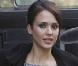 Jessica Alba sur le tournage de la prochaine publicité Revlon dont elle est l'égérie. Le 10/12/09 à Los Angeles