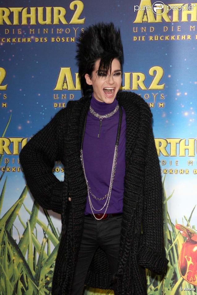 Bill Kaulitz à l'avant-première d' Arthur et la vengeance de Maltazard , à Berlin, le 22 novembre 2009.