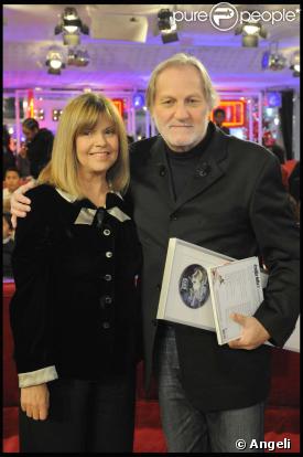 Chantal Goya et Jean-Jacques Debout, invités de  Vivement Dimanche , le 20 décembre 2009.