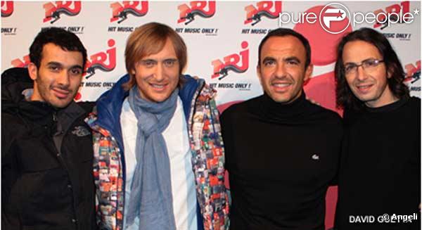 David Guetta au 6/9 d'NRJ le 18 décembre 2009