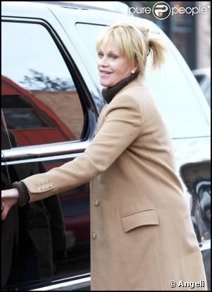 Melanie Griffith à Aspen, le 20 décembre 2009
