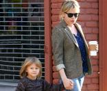 Michelle Williams et la petite Matilda, 4 ans. Décembre 2009