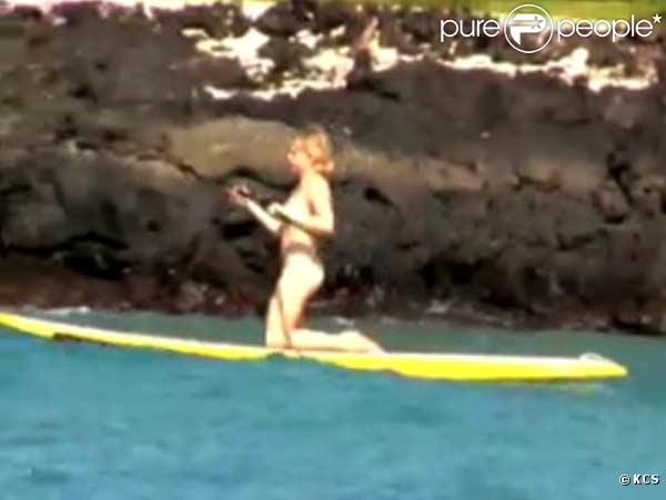 Michelle Williams et Matilda à Hawaii 