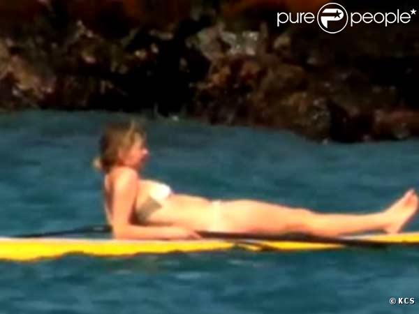 Michelle Williams et Matilda à Hawaii 