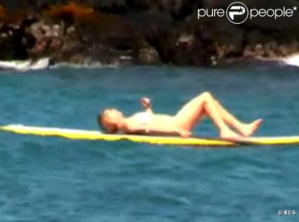 Michelle Williams et Matilda à Hawaii 