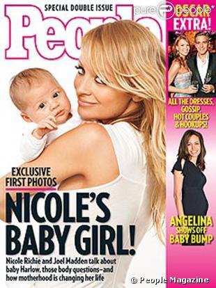 Nicole Richie et Harlow en cover de People