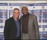 Massimo Ghini et Danny Glover au Capri Hollywood Film Festival (qui se tient du 27 décembre 2009 au 02 janvier 2010). 29/12/09