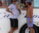 Christian Vieri, profite des fêtes du Nouvel An 2010 à Miami Beach