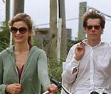Kevin Bacon et sa compagne Kyra Sedgwick (25 décembre 2009, Uruguay)